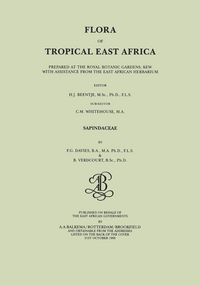 Produktbild: Flora of Tropical East Africa - Sapindaceae (1998)