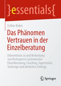 Produktbild: Das Ph&auml;nomen Vertrauen in der Einzelberatung