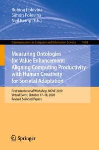Produktbild: Measuring Ontologies for Value Enhancement: Aligning Computing Productivity with Human Creativity for Societal Adaptation
