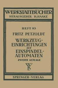 Produktbild: Werkzeugeinrichtungen auf Einspindelautomaten