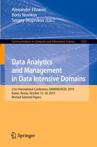 Bild vom Artikel Data Analytics and Management in Data Intensive Domains vom Autor Alexander Elizarov