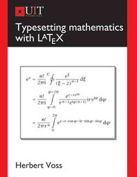 Produktbild: Typesetting Mathematics W/late
