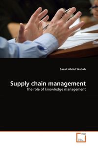 Produktbild: Abdul Wahab, S: Supply chain management