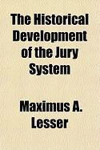 Produktbild: The Historical Development of the Jury System