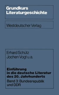 Produktbild: Einf&uuml;hrung in die deutsche Literatur des 20. Jahrhunderts