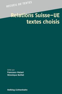Produktbild: Relations Suisse - UE: Textes choisis