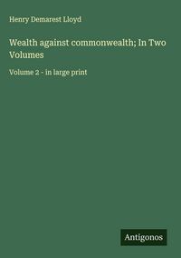 Produktbild: Wealth against commonwealth; In Two Volumes