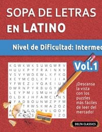 Produktbild: SOPA DE LETRAS EN LATINO - NIVEL DE DIFICULTAD