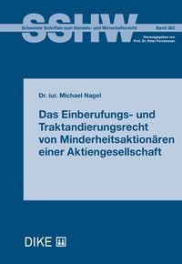 Produktbild: Das Einberufungs- und Traktandierungsrecht von Minderheitsaktion&auml;ren einer Aktiengesellschaft