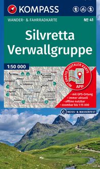 Produktbild: KOMPASS Wanderkarte 41 Silvretta, Verwallgruppe 1:50.000