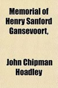 Produktbild: Memorial of Henry Sanford Gansevoort,