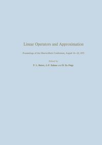 Produktbild: Linear Operators and Approximation / Lineare Operatoren und Approximation