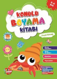 Produktbild: Konulu Boyama Kitabi - Yesil Kitap 5-6 Yas