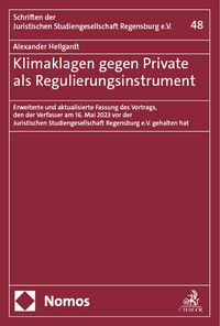 Produktbild: Klimaklagen gegen Private als Regulierungsinstrument