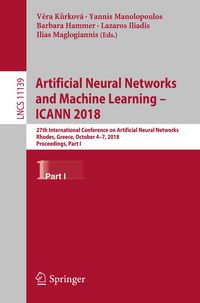 Produktbild: Artificial Neural Networks and Machine Learning - ICANN 2018