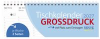 Produktbild: Tischquerkalender Gro&szlig;druck 2027