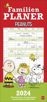 Bild vom Artikel Peanuts Familienplaner 2024. Kalender für Familien mit 5 Spalten. Humorvoll illustrierter Familien-Wandkalender mit Snoopy, Charlie Brown und Co. vom Autor 