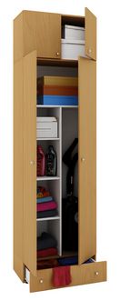 Produktbild: Holz Besenschrank Staubsauger Putzschrank Vandol