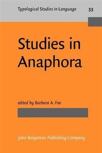 Produktbild: Studies in Anaphora