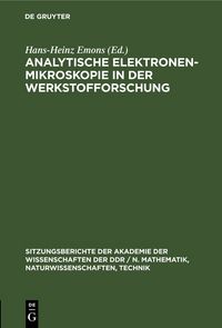 Produktbild: Analytische Elektronenmikroskopie in der Werkstofforschung