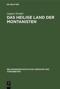 Produktbild: Das heilige Land der Montanisten