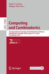Produktbild: Computing and Combinatorics