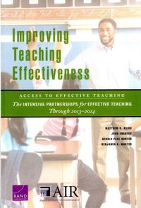 Produktbild: Improving Teaching Effectiveness: Access to Effective Teaching