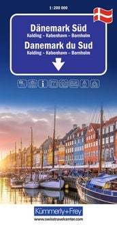 Produktbild: K&uuml;mmerly+Frey Regional-Strassenkarte D&auml;nemark S&uuml;d 1:200.000