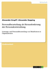 Produktbild: Personalbeurteilung als Herausforderung der Personalentwicklung