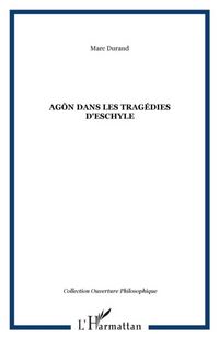 Produktbild: Agon dans les tragedies d'Eschyle