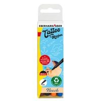 Produktbild: EBERHARD FABER Tattoo Marker, Beach (orange, blau, braun, schwarz)