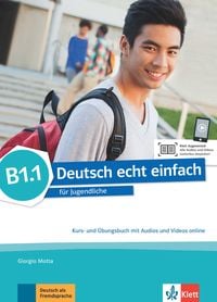 Produktbild: Deutsch echt einfach B1.1. Kurs- und Übungsbuch mit Audios und Videos online