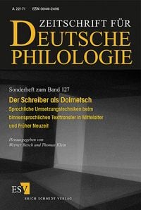 Produktbild: Der Schreiber als Dolmetsch