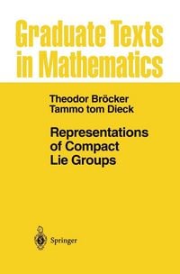 Produktbild: Representations of Compact Lie Groups