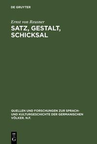 Produktbild: Satz, Gestalt, Schicksal