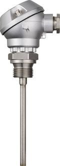 Produktbild: Jumo Temperatursensor F&uuml;hler-Typ Pt100 -50 bis 400 &deg;C F&uuml;hler-L&auml;nge 100 mm F&uuml;hlerbreite 6 mm