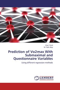 Produktbild: Prediction of Vo2max With Submaximal and Questionnaire Variables