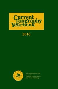 Produktbild: Current Biog Yearbk-2016 77/e