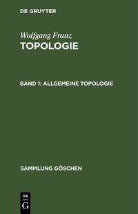 Produktbild: Allgemeine Topologie