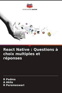 Produktbild: React Native : Questions &agrave; choix multiples et r&eacute;ponses