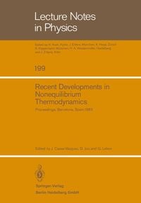 Produktbild: Recent Developments in Nonequilibrium Thermodynamics