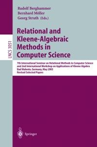 Produktbild: Relational and Kleene-Algebraic Methods in Computer Science
