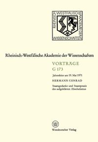 Produktbild: Staatsgedanke und Staatspraxis des aufgekl&auml;rten Absolutismus