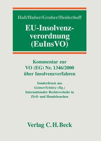 Produktbild: EU-Insolvenzverordnung. EuInsVO