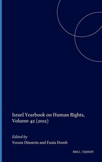 Produktbild: Israel Yearbook on Human Rights, Volume 42 (2012)