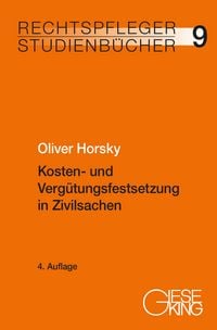 Produktbild: Kosten- und Verg&uuml;tungsfestsetzung in Zivilsachen