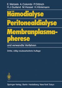 Produktbild: H&auml;modialyse, Peritonealdialyse, Membranplasmapherese