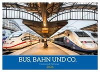 Produktbild: Bus, Bahn und Co. - Faszinierende Fahrzeuge (Wandkalender 2026 DIN A2 quer), CALVENDO Monatskalender