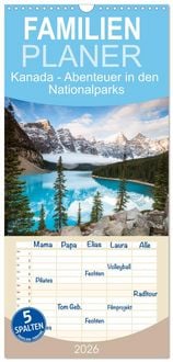 Produktbild: Familienplaner 2026 - Kanada - Abenteuer in den Nationalparks mit 5 Spalten (Wandkalender, 21 x 45 cm) CALVENDO