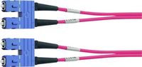 Produktbild: Teleg&auml;rtner 100011800 Glasfaser LWL Anschlusskabel 2.00 m Violett [1x SC-Stecker - 1x SC-Stecker] 50/125 &micro; Multimode OM4